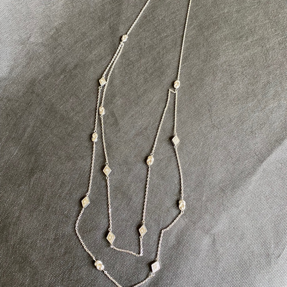 Multi Strand Rope Length Necklace - Picture 3 of 3